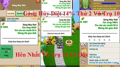 Ngọc Rồng Online - Găng Hủy Diệt 14% Thứ 2 sv10| Đỏ Nhất Vũ Trụ 10| Đập 6 Sao Cho Em Nó