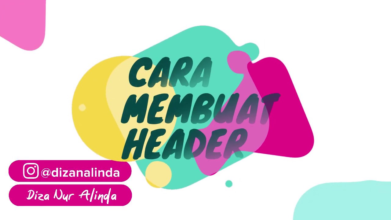  Tutorial  Membuat Header dengan  Corel Draw  Nge desain  1 