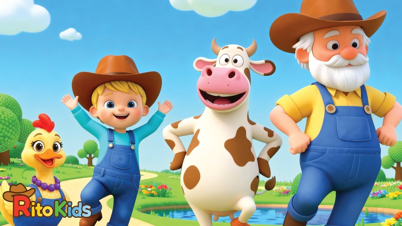 🍎🐰 O Que os Animais Comem na Fazenda do Rito? | Música Infantil