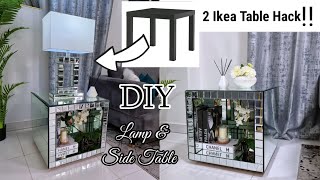 IKEA TABLE HACK || 2 EASIEST IKEA LACK TABLE HACKS