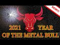 Money music. 2021 year of Golden metal bull will bring good luck, prosperity, happiness. Feng Shui