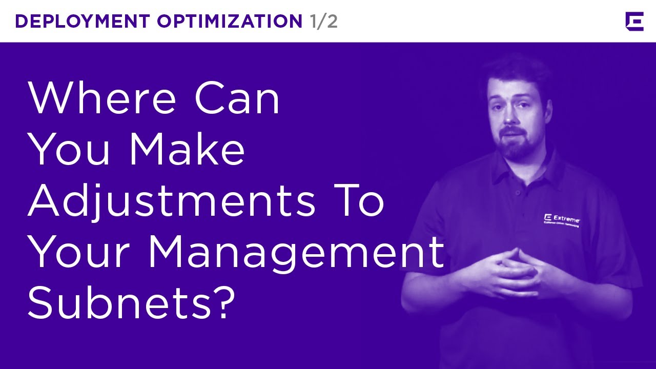 ExtremeCloud IQ – Deployment Optimization Part 1 – Extreme Dojo - YouTube