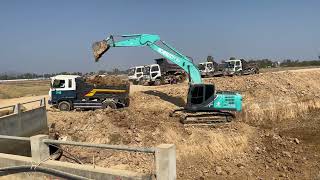 Excavator loading dump trucks/ 63dump truck by 63Dump truck  413 views 3 weeks ago 13 minutes, 36 seconds