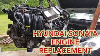 How to replace the engine/transmission in a 2013 Hyundai Sonata 2.4L