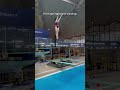 from training to 21m dive 🌀 #shorts