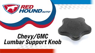 Lumbar Support Knob fits Chevy GMC (Trailblazer SSR Colorado Canyon) Replacement Seat Back Adjust