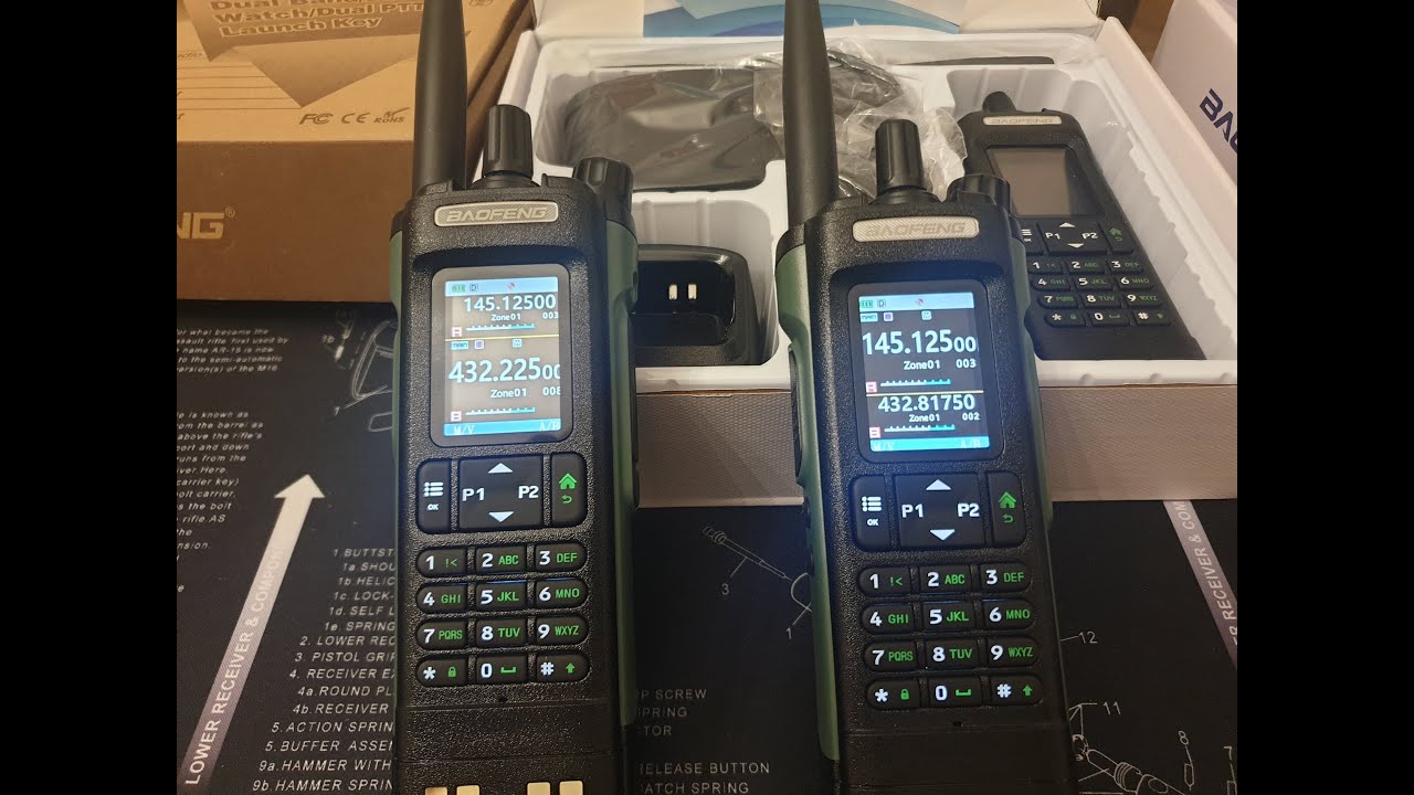 🎯ახალი რაციის მოდელი BAOFENG Walkie Talkie UV32 (ფასი 200 ლარი)