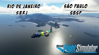 Flight Simulator 2020 | Voo COMPLETO de Rio de Janeiro SBRJ para São Paulo SBSP de A320Neo screenshot 5