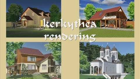 3D modeling in Sketchup and rendering in Kerkythea