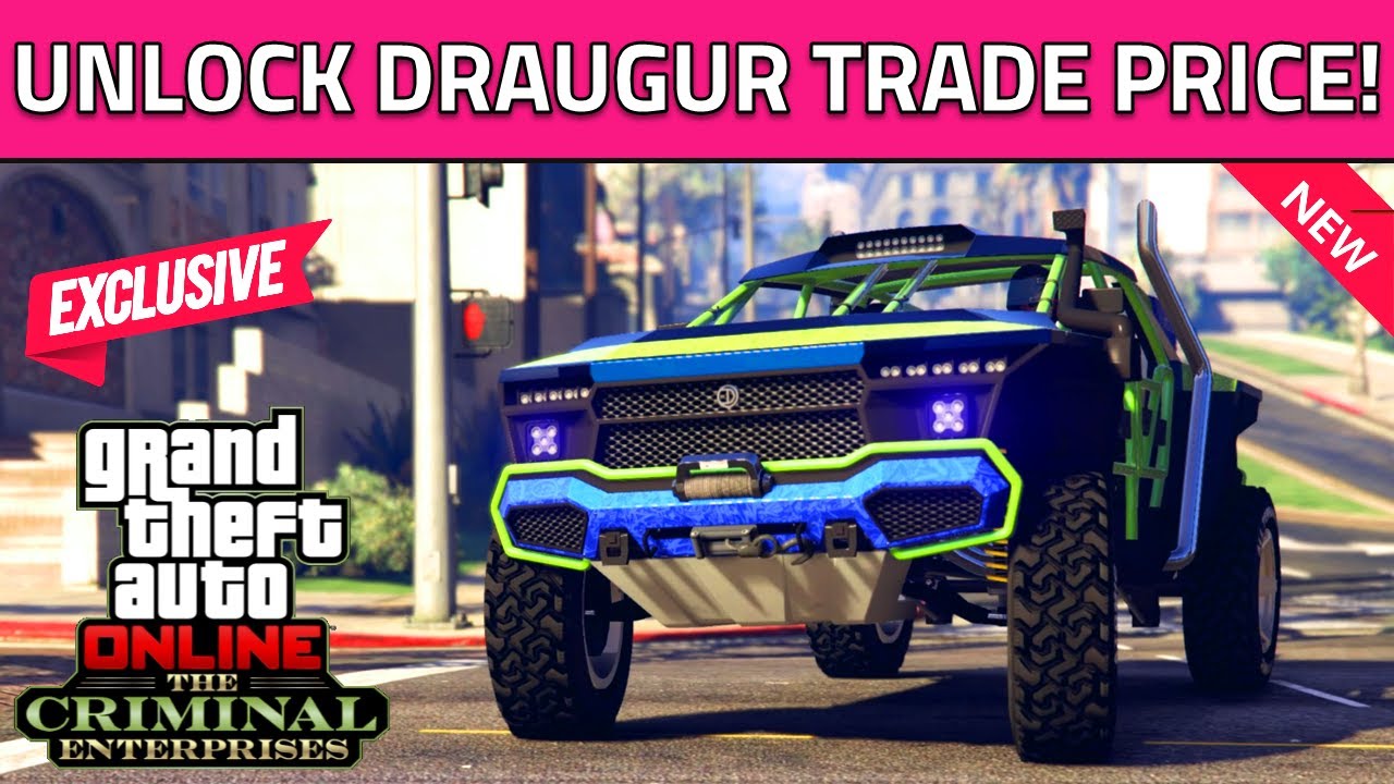 How To UNLOCK Trade Price For Draugr in GTA 5 Online! Unlock Declasse
