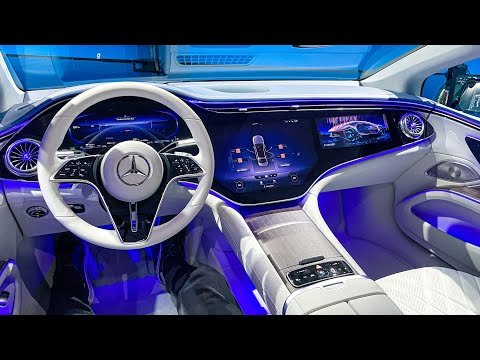 Video: Mercedes-Benz Showed The Interior Of The Luxury Electric Car EQS With A 1.4-meter Screen