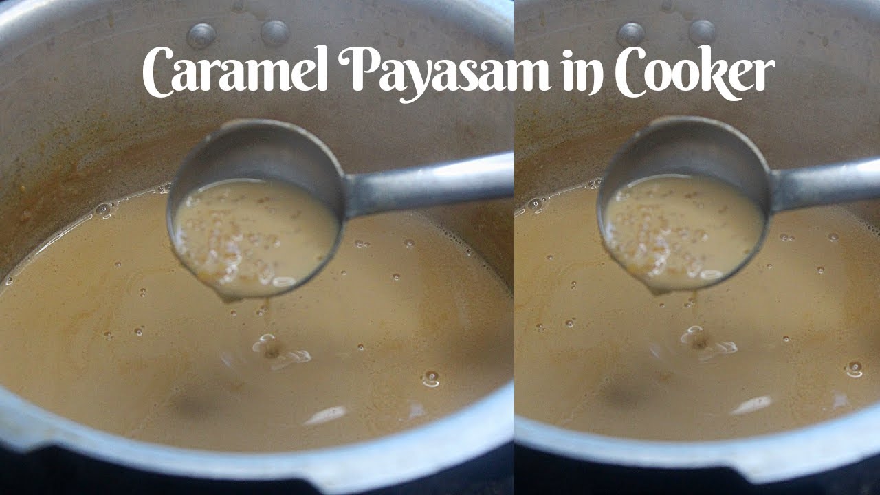 3 Ingredient Caramel Payasam in Cooker Instant, easy payasam recipe