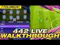 HOW TO USE THE 442 | LIVE WALKTHROUGH | FIFA 21 | STEP BY STEP FORMATION FUT21
