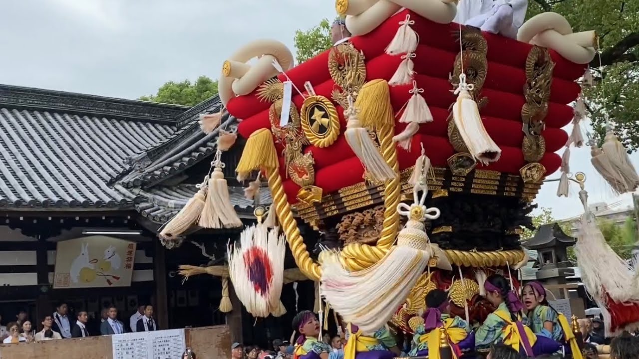 百舌鳥八幡宮 ふとん太鼓2023