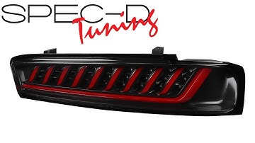 SPECDTUNING DEMO VIDEO: 2016-2018 CHEVY CAMARO LED TAIL LIGHTS