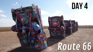 Route 66 Road Trip Day 4  Texas Panhandle & Reaching the Mid Point! Amarillo to Tucumcari, NM