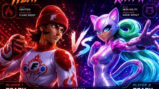 HEAT vs KITTY-N | Rhythm Clash Evolution screenshot 1