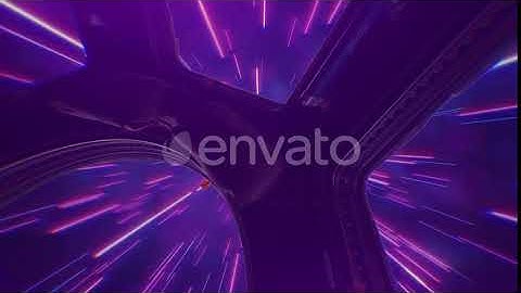 Abstract Retro Hyper Jump in Outer Space on a Spaceship | Motion Graphics - Envato elements
