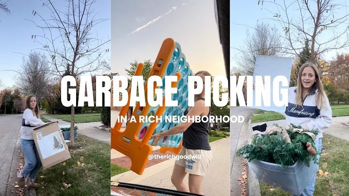 VLOG: GARBAGE PICKING IN A RICH NEIGHBORHOOD