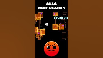 Every Jumpscare in Geometry Dash in a Level 💀