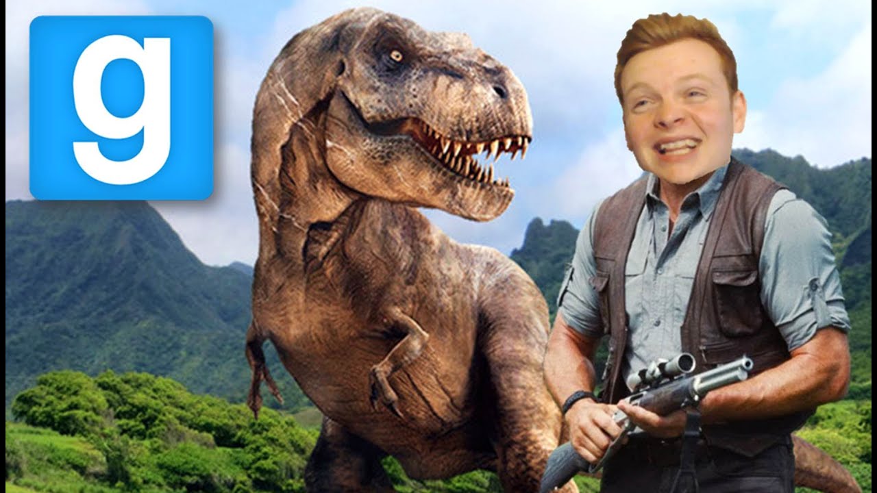 Gmod Jurassic World Adventure Dinosaur Attack Garry S Mod Youtube