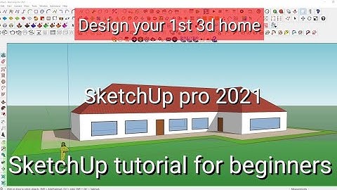 sketchup tutorial for beginners