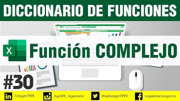 Números complejos con Excel // Función COMPLEJO