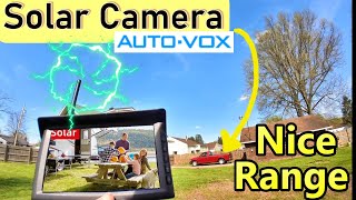 AUTO VOX Solar Wireless Rear Camera 1080P