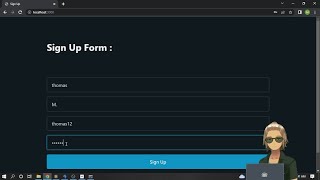 I made Sign Up Application in Haskell using Scotty & MySQL | ASMR Programming screenshot 5