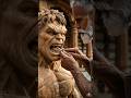 Viral Hulk video 😳 | Unbelievable Wooden statue #shorts #hulk #foryou #woodworking