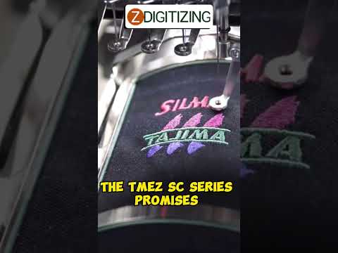 Overview Of TMEZ-SC Series Embroidery Machine || Zdigitizing