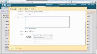 Adaugareaeditare Metoda De Plata Cs-Cart