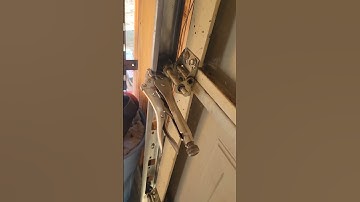 Garage door cable off REPAIR, start to finsh #garage  #how #fixed  #diy #howto #shorts #short