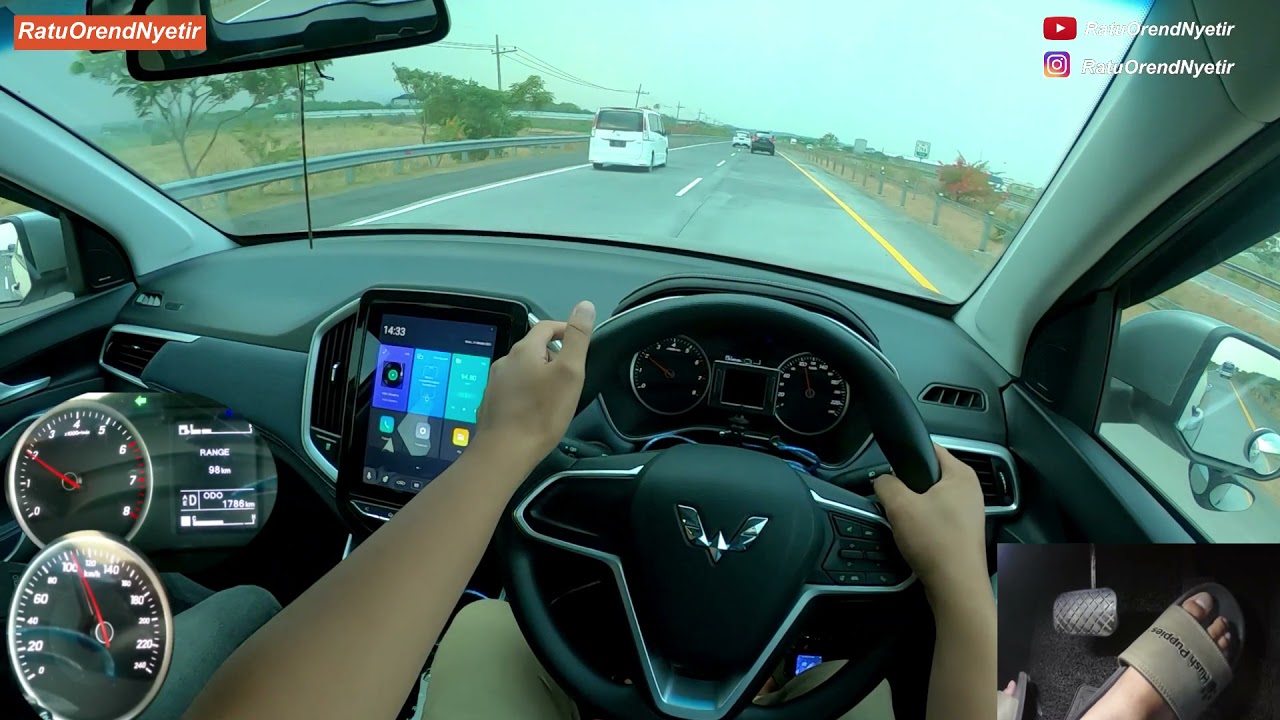 #116 - WULING ALMAZ DILIBAS CALYA DI TOL TRANS JAWA - POV DRIVING INDONESIA