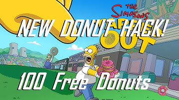 The Simpsons Tapped Out - NEW DONUT AND MONEY  HACK - 100 Donut For FREE!