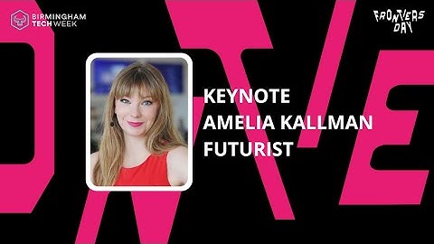 Frontiers Day 2025: Keynote - Amelia Kallman (Highlights)