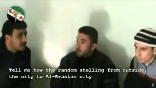 Free Syria Army Catch and Interview Assad Shabiha 2-27-12