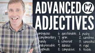 Advanced Adjectives (C2) to Build Your Vocabulary
