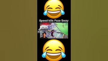 Ishowspeed kills Faze Sway on Fortnite. #shorts #subscribe #YouTube