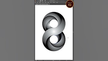 Design Logo in illustrator! #Shorts #illustrator #2021  #illuatratoriq