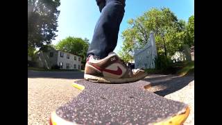 Skating in the neighborhood with gopro