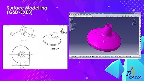 CATIA V5 BASIC GENERATIVE SHAPE DESIGN - EXERCISE 3