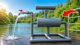 Never Buy a Water Pump Again A Veteran Plumber s Genius Invention Using PVC Pipes