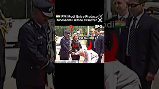 🇮🇳 Pm Modi Entry Protocol Disaster⚠️⁉️ Spg Reacted😱💥