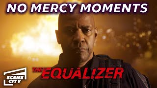 No Mercy Moments From The Equalizer Movies (Denzel Washington #hd #4k #action)