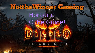 Diablo 2 Resurrected Horadric Cube Guide