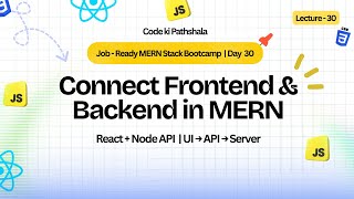 🔴 LIVE: Connect Frontend with Backend | API Integration Explained | MERN Bootcamp