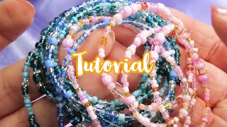 How to use Crimp Beads and a Bead Spinner | Easy Seed Bead Bracelet / Necklace Tutorial
