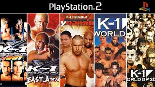 K-1 Fighting Games for PS2