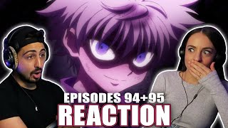 KILLUA AWAKENS! Hunter x Hunter Episode 94-95 REACTION!